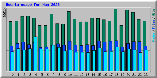 Hourly usage for May 2026